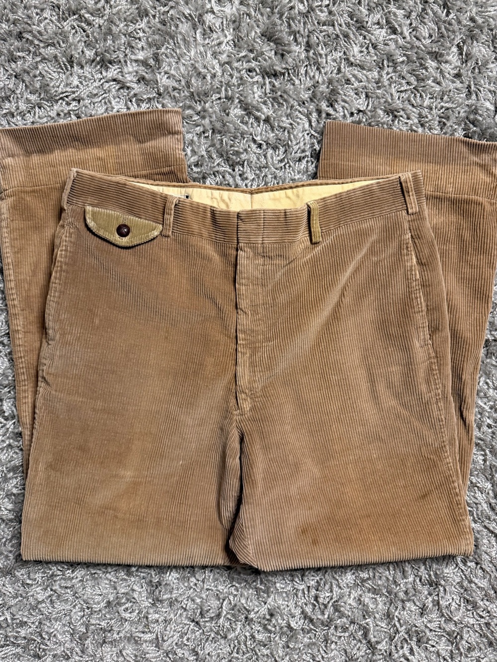Vintage 70s Neiman Marcus Corduroy Trousers 35x30
